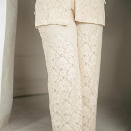 Ivory Lace Pants